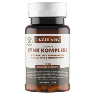 Singularis Superior Cynk Kompleks, 60 kapsułek - zdjęcie produktu