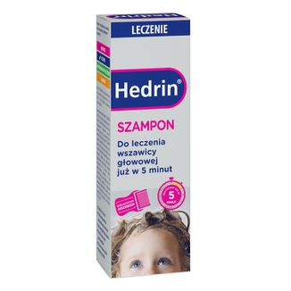 Hedrin Leczenie, szampon do leczenia wszawicy głowowej, 100 ml - zdjęcie produktu