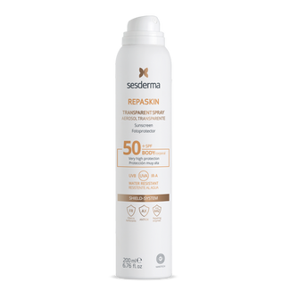 Sesderma Repaskin, bezbarwny spray przeciwsłoneczny, SPF 50, 200 ml - zdjęcie produktu