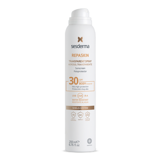 Sesderma Repaskin, bezbarwny spray przeciwsłoneczny, SPF 30, 200 ml - zdjęcie produktu