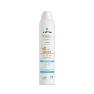 Sesderma Repaskin Pediatrics, balsam przeciwsłoneczny w sprayu dla dzieci, SPF 50+, 200 ml - zdjęcie produktu