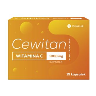 Cewitan Witamina C 1000 mg, 15 kapsułek - zdjęcie produktu