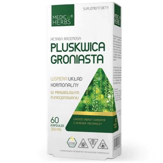 Medica Herbs Pluskwica groniasta, 60 kapsułek Medica Herbs Pluskwica groniasta, 60 kapsułek - zdjęcie produktu