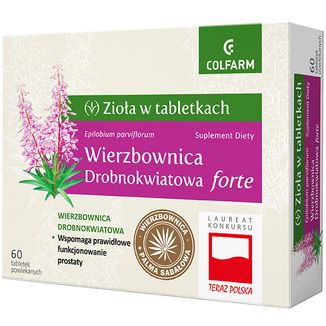 Wierzbownica drobnokwiatowa Forte, 60 tabletek powlekanych - zdjęcie produktu