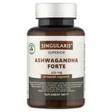 Singularis Superior Ashwagandha Forte 620 mg, 60 kapsułek wegańskich - miniaturka zdjęcia produktu