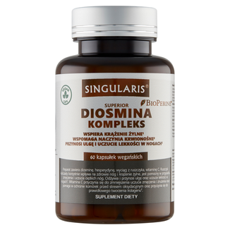 Singularis Superior Diosmina Kompleks, 60 kapsułek wegańskich - zdjęcie produktu