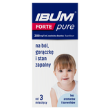Ibum Forte Pure 200 mg/ 5 ml, zawiesina doustna dla dzieci od 3 miesiąca, 100 g - miniaturka zdjęcia produktu