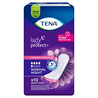 Tena Lady, podpaski urologiczne, Normal Night, 10 sztuk - zdjęcie produktu