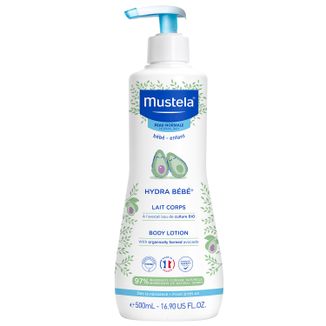 Mustela Bebe Enfant HydraBebe, mleczko do ciała od 1 dnia życia, 500 ml - zdjęcie produktu