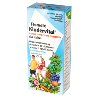 Floradix Kindervital dla dzieci, 250 ml - zdjęcie produktu