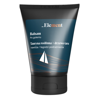 Element Men, nawilżająco-łagodzący balsam po goleniu, tauryna roślinna + drzewo tara, 125 ml - zdjęcie produktu