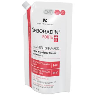 Seboradin Forte, szampon przeciw wypadaniu włosów, zapas, 400 ml - zdjęcie produktu