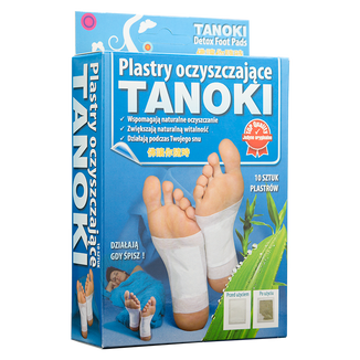 Tanoki Detox Foot Pads, plastry oczyszczające, 10 sztuk - zdjęcie produktu