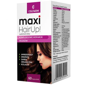 Maxi HairUp, 60 kapsułek - zdjęcie produktu