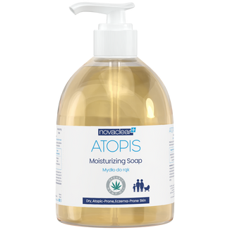 Novaclear Atopis, mydło do rąk, od 1 dnia życia, skóra sucha, atopowa, wrażliwa, 300 ml - zdjęcie produktu