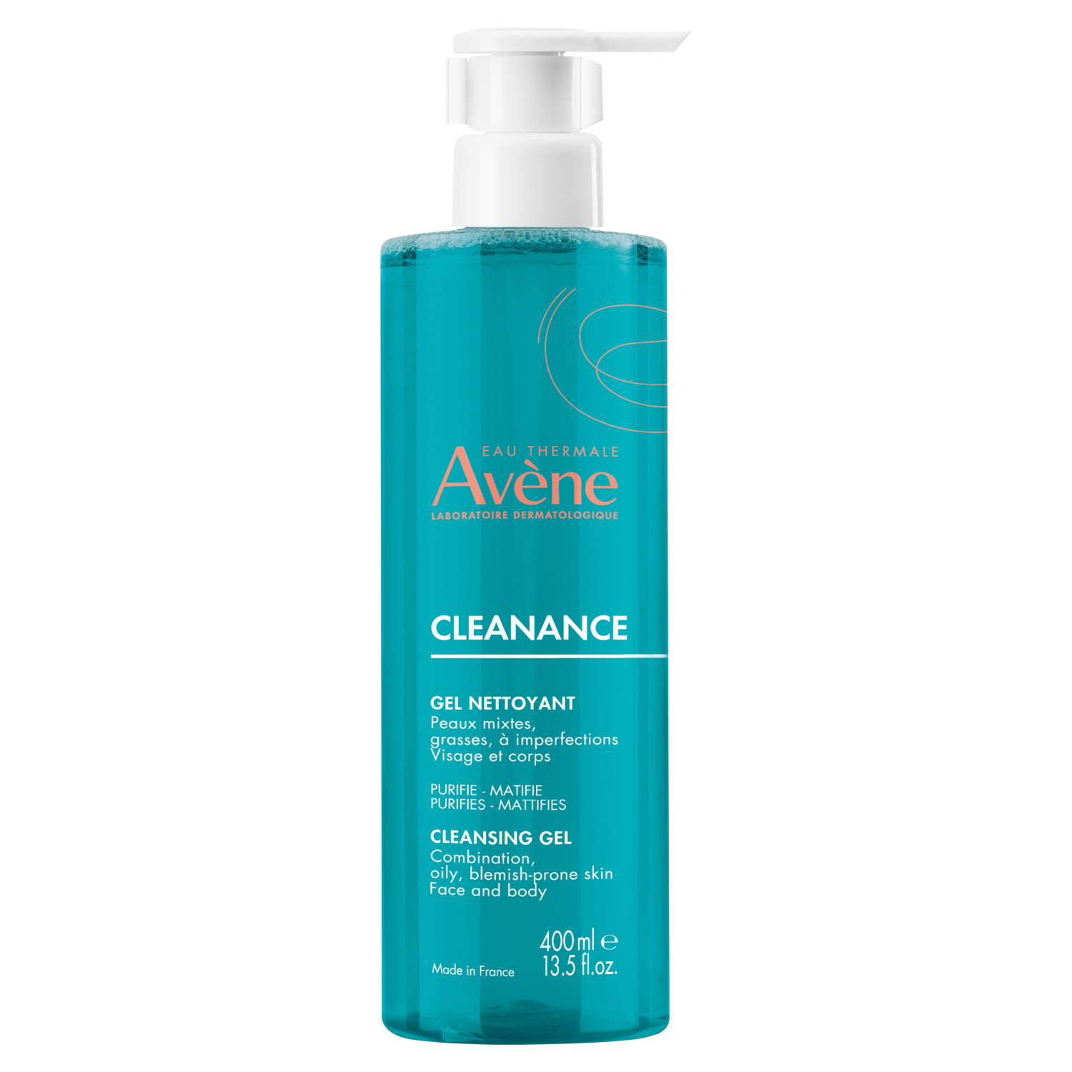 Avene Avene Cleanance, Gel reinigend für das Gesicht, Haut fettig mit mit Neigung zu Unreinheiten, 400 ml — Inhaltsstoffe und Bewertung