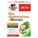 Doppelherz aktiv Dla Diabetyków + Morwa, 30 tabletek - miniaturka zdjęcia produktu