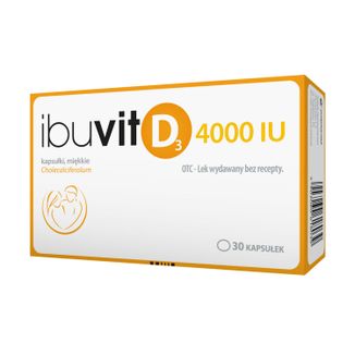Ibuvit D3 4000 IU, 30 kapsułek - zdjęcie produktu