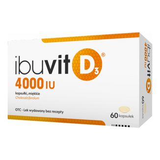 Ibuvit D3 4000 IU, 60 kapsułek - zdjęcie produktu