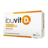 Ibuvit D3 2000 IU, 60 kapsułek USZKODZONE OPAKOWANIE Ibuvit D3 2000 IU, 60 kapsułek USZKODZONE OPAKOWANIE - miniaturka zdjęcia produktu