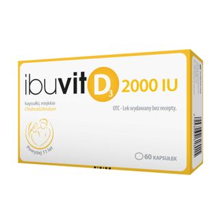 Ibuvit D3 2000 IU, 60 kapsułek - zdjęcie produktu