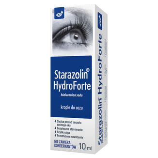 Starazolin HydroForte, krople do oczu, 10 ml USZKODZONE OPAKOWANIE - zdjęcie produktu