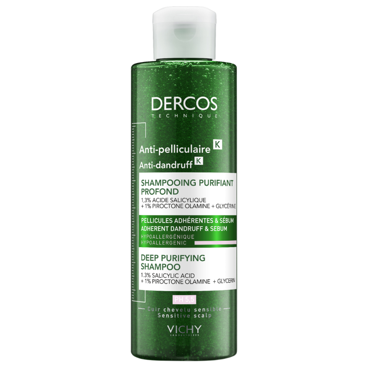 Vichy Vichy Dercos Anti Dandruff K, Anti-Schuppen Shampoo peelend, 250 ml — Inhaltsstoffe und Bewertung