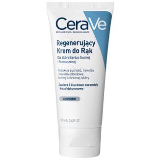 CeraVe, regenerujący krem do rąk, skóra bardzo sucha i przesuszona, 100 ml - zdjęcie produktu