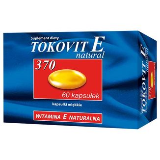 Tokovit E 370 natural, 60 kapsułek USZKODZONE OPAKOWANIE - zdjęcie produktu