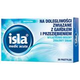 Isla Medic Acute, smak ziołowy, 20 pastylek do ssania - miniaturka zdjęcia produktu