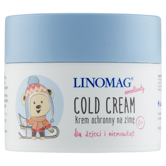 Linomag Emolienty Cold Cream, krem ochronny na zimę dla dzieci i niemowląt od 1 dnia życia, 50 ml - zdjęcie produktu