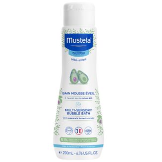 Mustela Bebe Enfant, płyn dla dzieci Bąbelkowa Kąpiel, od 1 dnia życia, 200 ml - zdjęcie produktu