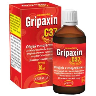 Gripaxin C37, olejek majerankowy, 30 ml - zdjęcie produktu
