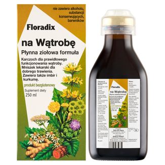 Floradix na Wątrobę, 250 ml USZKODZONE OPAKOWANIE - zdjęcie produktu