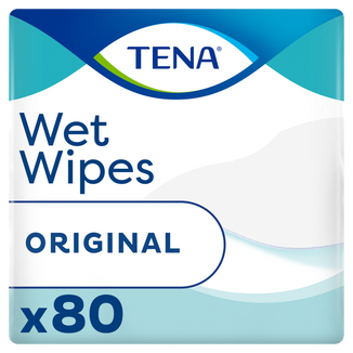 Tena Wet Wipes Orginal, chusteczki nawilżane do higieny osobistej, 80 sztuk - zdjęcie produktu