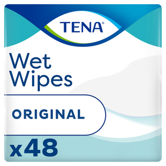 Tena Wet Wipes Orginal, chusteczki nawilżane do higieny osobistej, 48 sztuk - zdjęcie produktu