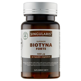 Singularis Superior Biotyna Forte 5000 µg, 60 kapsułek wegańskich - miniaturka zdjęcia produktu