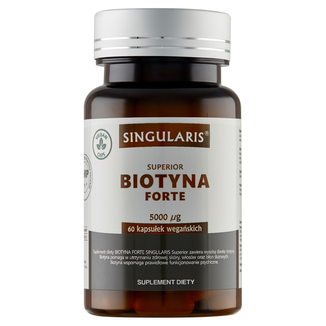 Singularis Superior Biotyna Forte 5000 µg, 60 kapsułek wegańskich - zdjęcie produktu