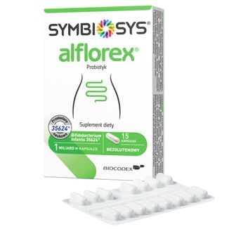 Symbiosys Alflorex, 15 kapsułek KRÓTKA DATA - zdjęcie produktu