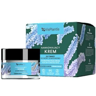 Vis Plantis, Nawadniający krem do twarzy do skóry odwodnionej, wegański kawior, 50 ml - zdjęcie produktu