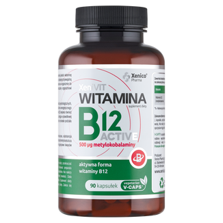 XeniVIT Witamina B12 Active, 90 kapsułek - zdjęcie produktu