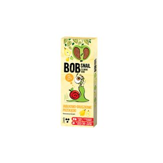 Bob Snail Roll Przekąska owocowa, jabłko, gruszka, 30 g - zdjęcie produktu