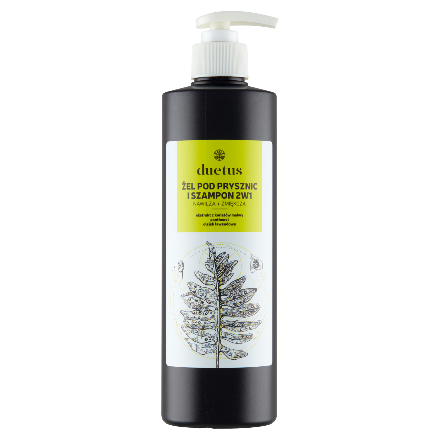 Duetus Duetus, Duschgel und Shampoo 2w1, 500 ml