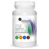 Aliness Cynk Organiczny Trio 15 mg, 100 tabletek vege - miniaturka zdjęcia produktu