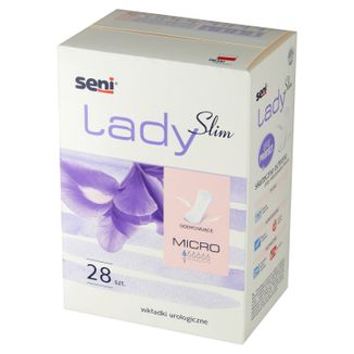 Seni Lady Slim, wkładki urologiczne, Micro, 28 sztuk - zdjęcie produktu