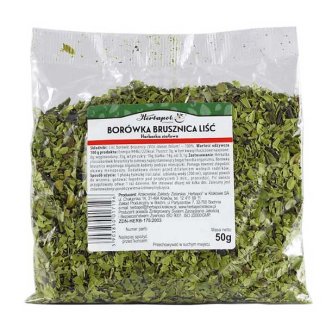 Herbapol Liść Borówki brusznicy, herbatka ziołowa, 50 g - zdjęcie produktu