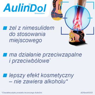 AulinDol 0,03 g/g, żel, 50 g - 3 AulinDol 0,03 g/g, żel, 50 g - 3 - zdjęcie produktu