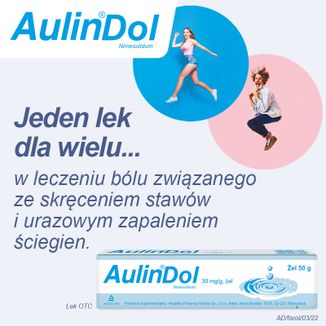 AulinDol 0,03 g/g, żel, 50 g - 4 AulinDol 0,03 g/g, żel, 50 g - 4 - zdjęcie produktu