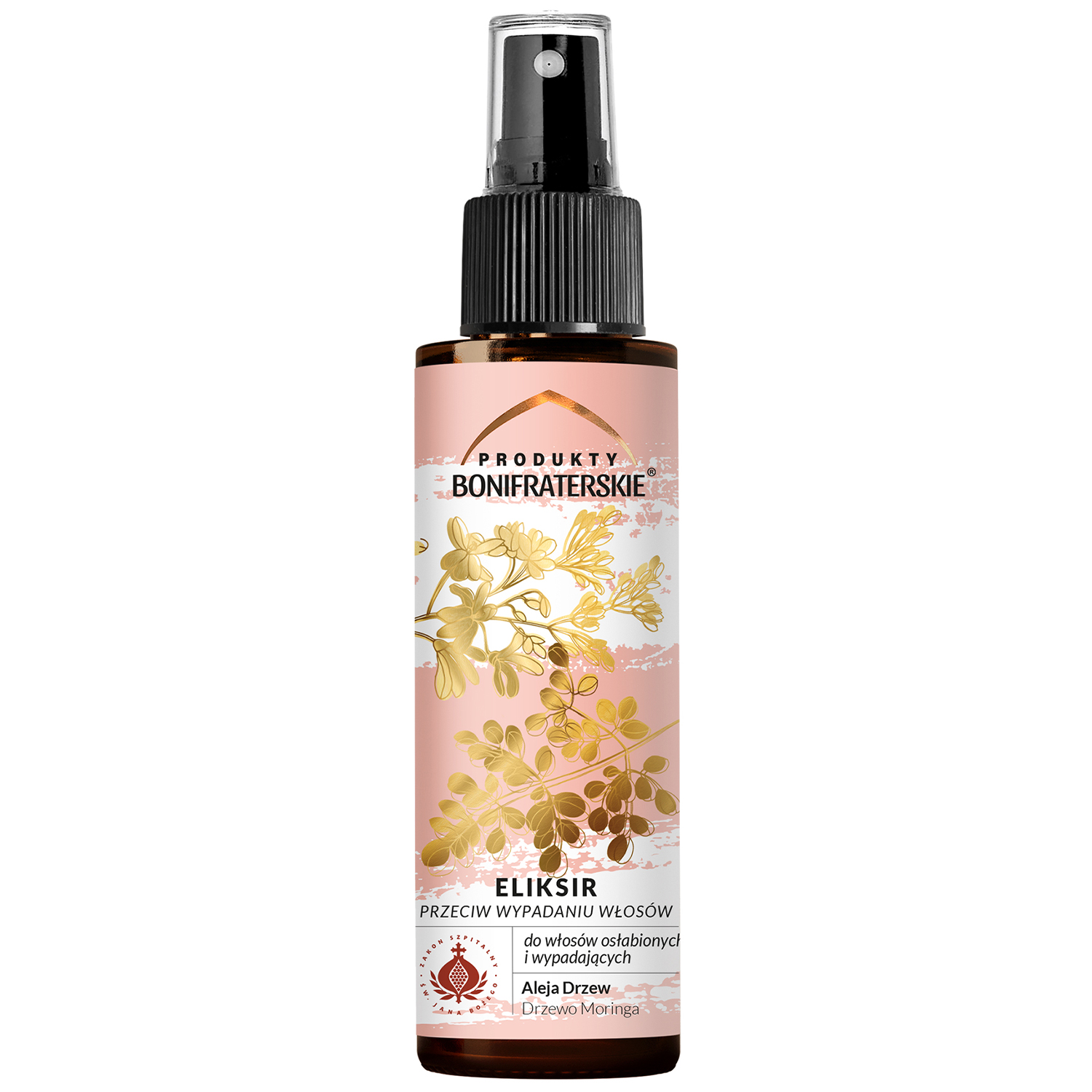 Nieznana Produkty Bonifraterskie Alchemia Drzew, eliksir przeciw wypadaniu włosów osłabionych, 100 ml