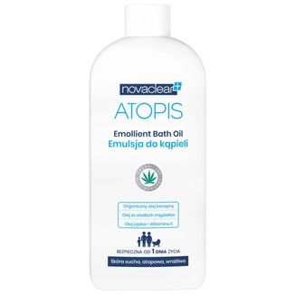 Novaclear Atopis, emulsja do kąpieli od 1 dnia życia, skóra sucha, atopowa, wrażliwa, 500 ml - zdjęcie produktu